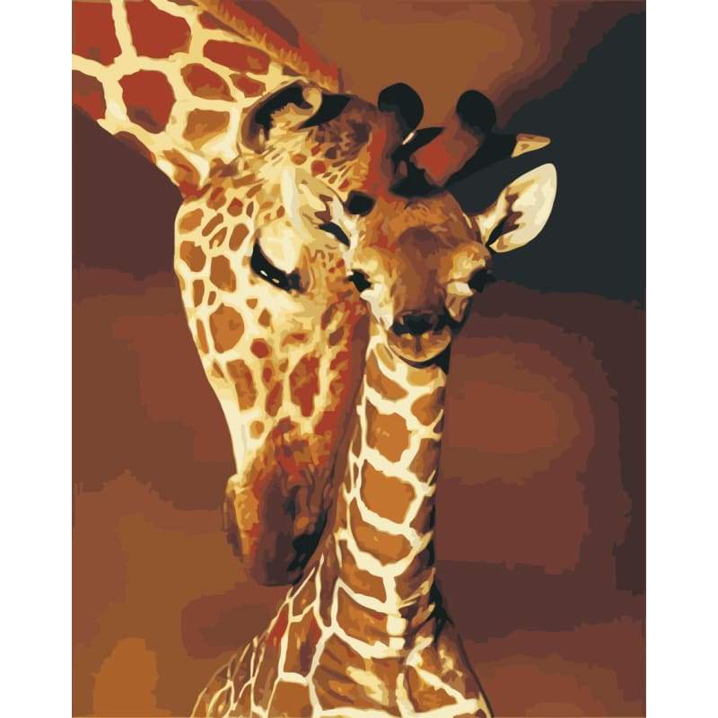 Giraffe Diy Paint By Numbers Kits WM-1349 - NEEDLEWORK KITS