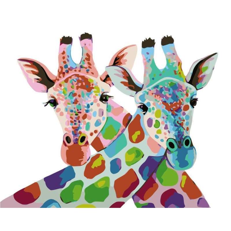 Giraffe Diy Paint By Numbers Kits WM-933 - NEEDLEWORK KITS