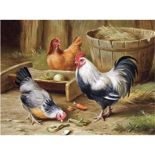Hen Diy Paint By Numbers Kits VM30230 - 2
