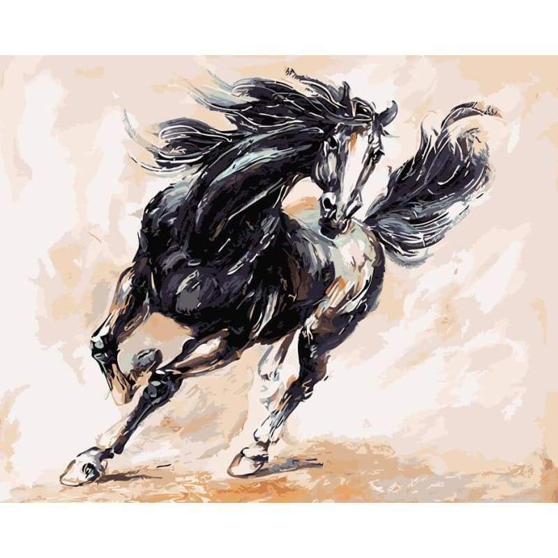 Horse Diy Paint By Numbers Kits PBN96108 - NEEDLEWORK KITS