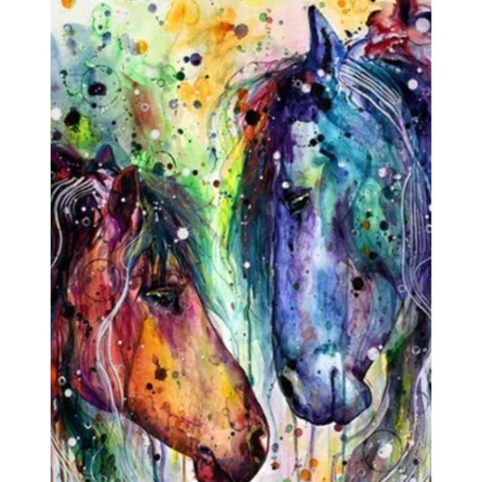 Horse Diy Paint By Numbers Kits VM94009 - NEEDLEWORK KITS