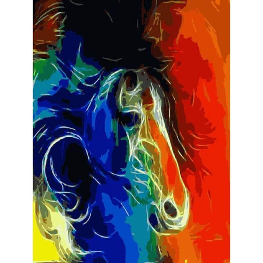 Horse Diy Paint By Numbers Kits WM-185 - NEEDLEWORK KITS