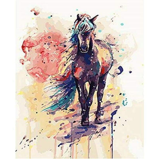 Horse Diy Paint By Numbers Kits WM-510 - NEEDLEWORK KITS