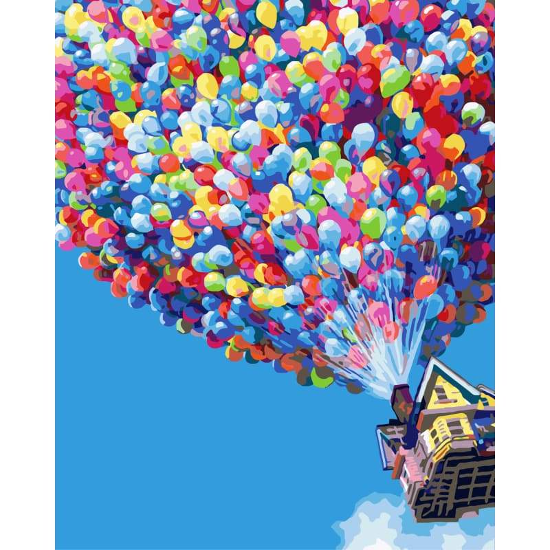 Hot Air Balloon Diy Paint By Numbers Kits YM-4050-197 Q3068 - NEEDLEWORK KITS