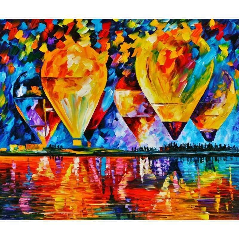 Hot Air Balloon Diy Paint By Numbers Kits ZXQ590-23 - NEEDLEWORK KITS