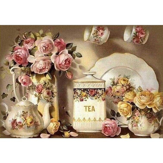 Kitchen Tea - Full Drill Diamond Painting - Special Order -