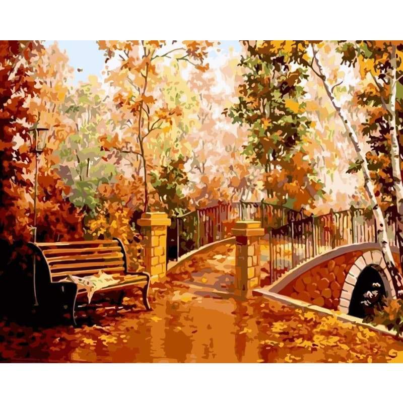 Landscape Bridge Diy Paint By Numbers Kits SY-4050-051 - NEEDLEWORK KITS