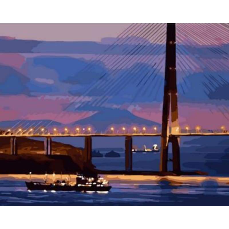 Landscape Bridge Paint By Numbers Kits ZXQ1137 - NEEDLEWORK KITS