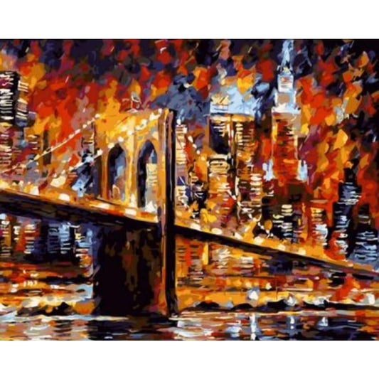 Landscape Bridge Paint By Numbers Kits ZXQ687-23 - NEEDLEWORK KITS