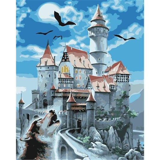 Landscape Castle Paint By Numbers Kits ZXB939 - NEEDLEWORK KITS