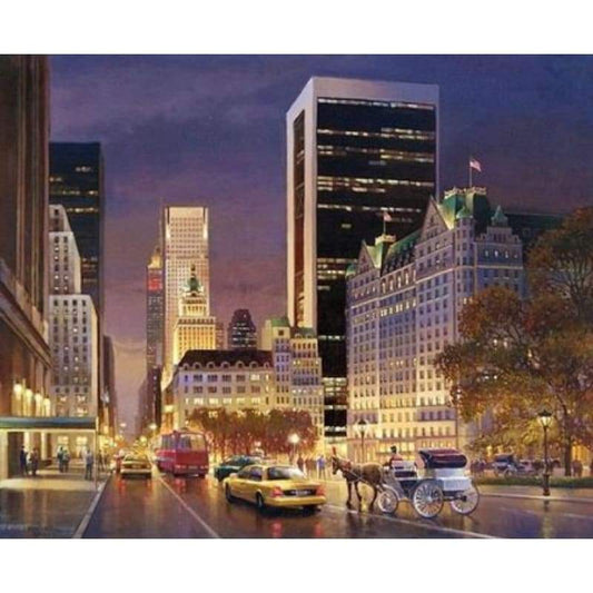 Landscape City Diy Paint By Numbers Kits ZXQ2874 - NEEDLEWORK KITS