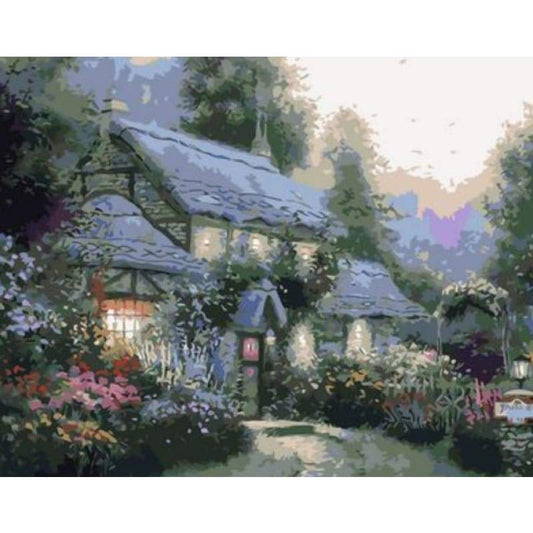 Landscape Cottage Diy Paint By Numbers Kits ZXQ2089 - NEEDLEWORK KITS