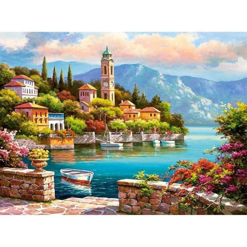 Landscape Diy Paint By Numbers Kits PBN55385 - NEEDLEWORK KITS