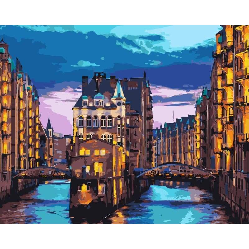 Landscape Diy Paint By Numbers Kits WM1494 Craft Painting