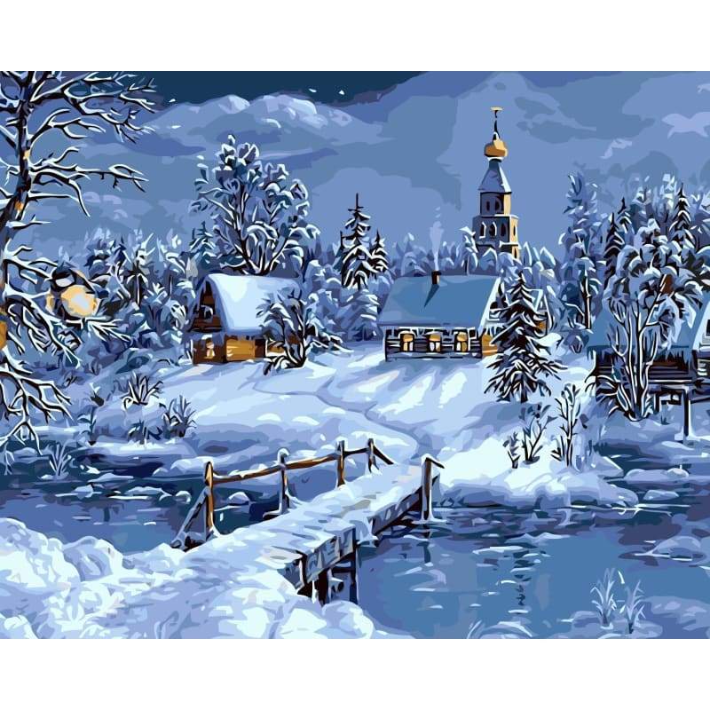 Landscape Diy Paint By Numbers Kits YM-4050-310 ZXQ2041 - NEEDLEWORK KITS