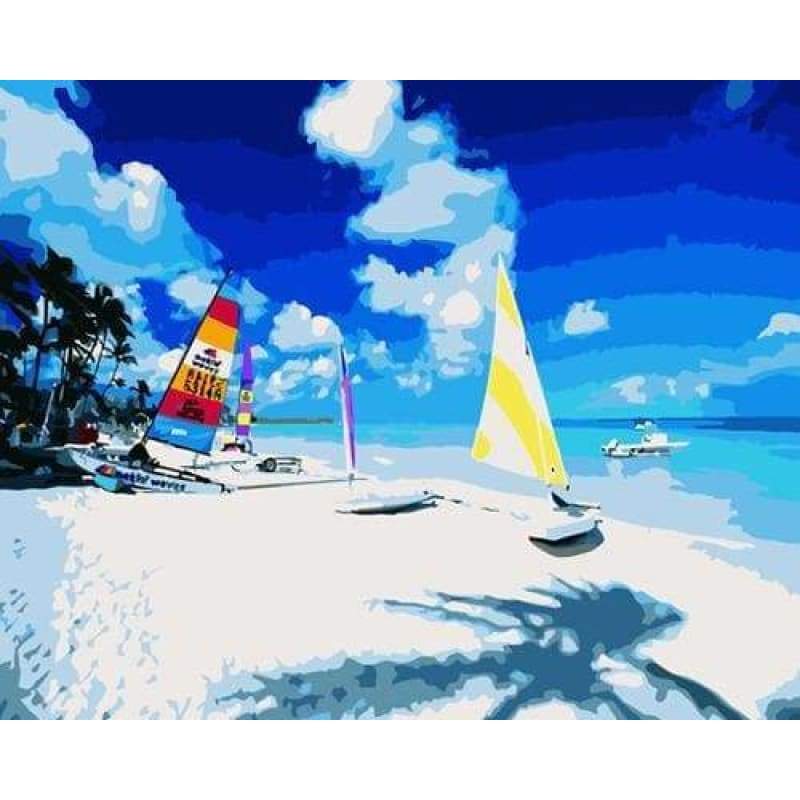 Landscape Diy Paint By Numbers Kits ZXB506-23 - NEEDLEWORK KITS
