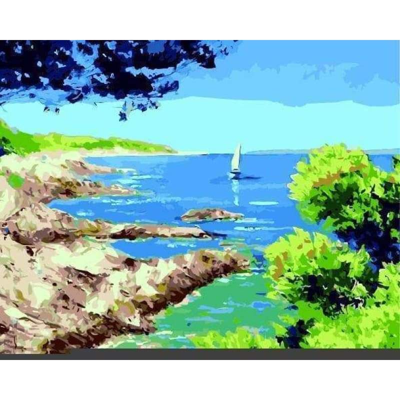 Landscape Diy Paint By Numbers Kits ZXE591 - NEEDLEWORK KITS