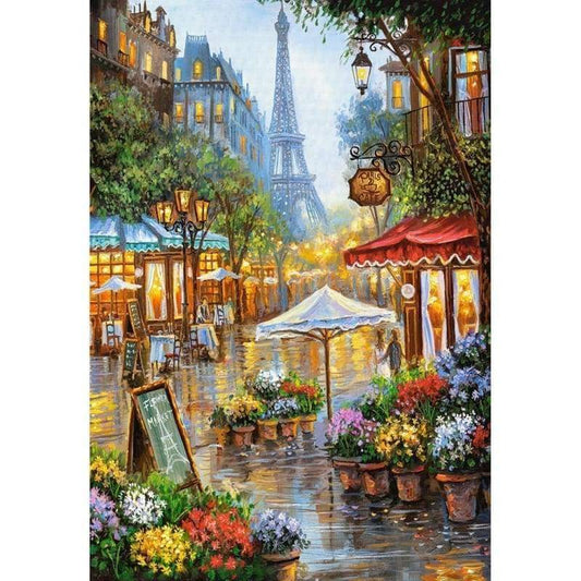 Landscape Eiffel Tower Diy Paint By Numbers Kits VM90769 - NEEDLEWORK KITS