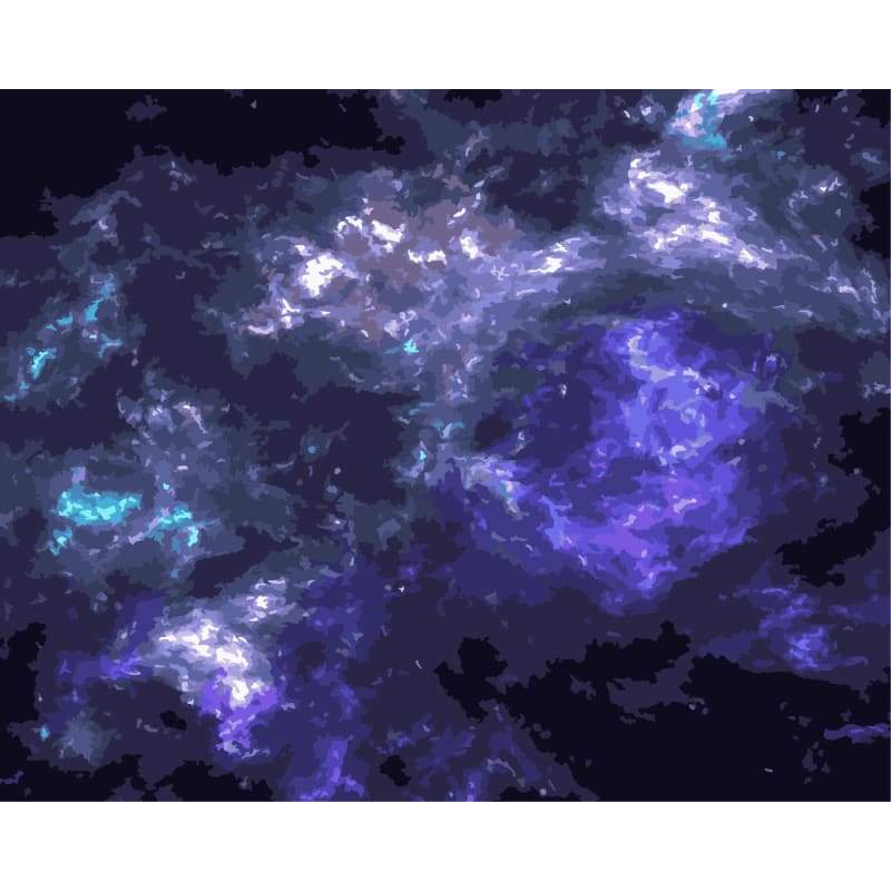 Landscape Galaxy Diy Paint By Numbers Kits WM-1263 - NEEDLEWORK KITS