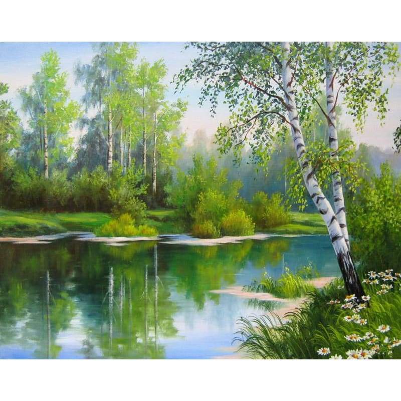 Landscape Nature Diy Paint By Numbers Kits PBN90856 - NEEDLEWORK KITS