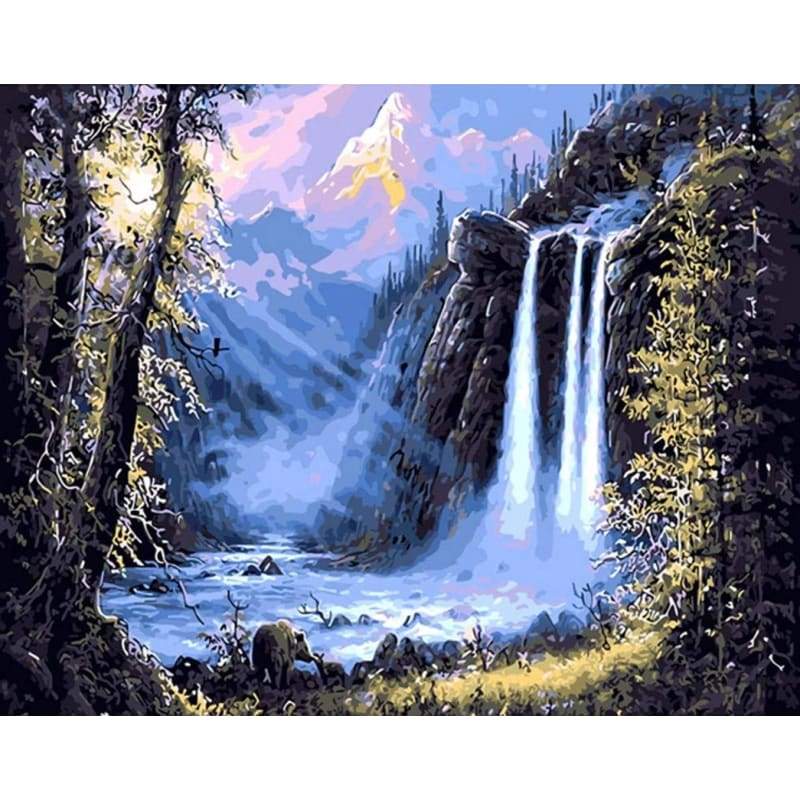 Landscape Nature Diy Paint By Numbers Kits PBN92353 - NEEDLEWORK KITS