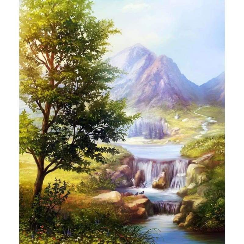 Landscape Nature Diy Paint By Numbers Kits PBN96306 - NEEDLEWORK KITS