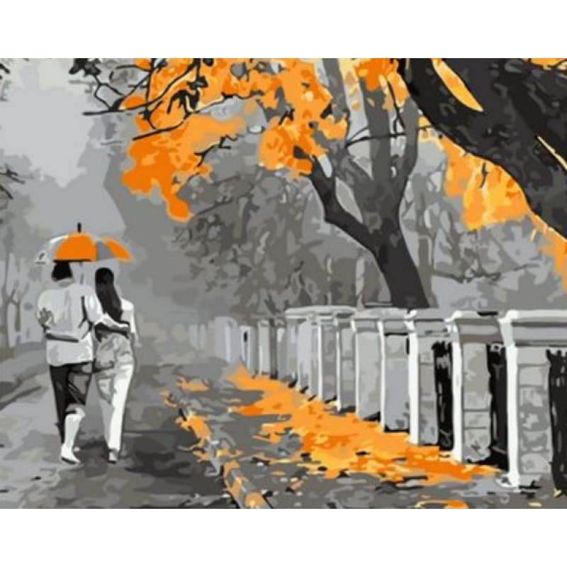 Landscape Street Diy Paint By Numbers Kits ZXQ1252-21 - NEEDLEWORK KITS