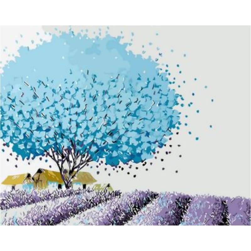 Landscape Tree Diy Paint By Numbers Kits ZXQ469 - NEEDLEWORK KITS