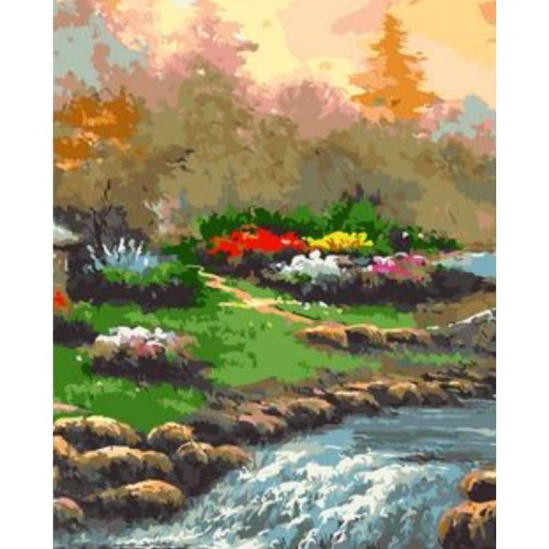 Landscape Village Paint By Numbers Kits ZXQ1854-28 - NEEDLEWORK KITS