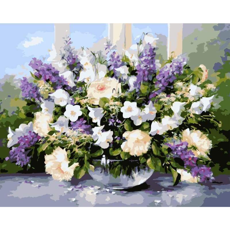 Lavender Diy Paint By Numbers Kits WM-730 - NEEDLEWORK KITS