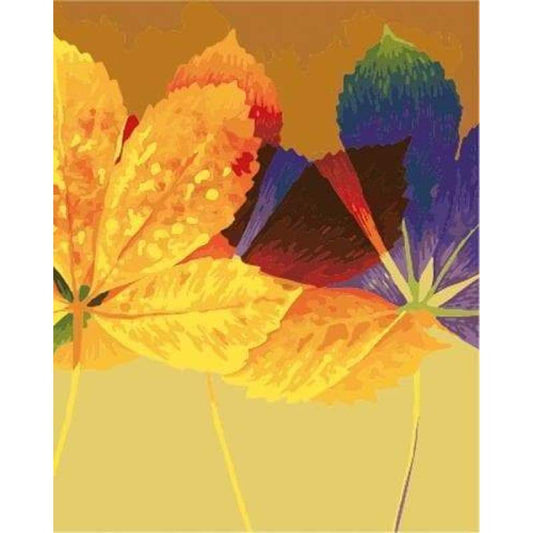 Leaf Diy Paint By Numbers Kits ZXB915 - NEEDLEWORK KITS