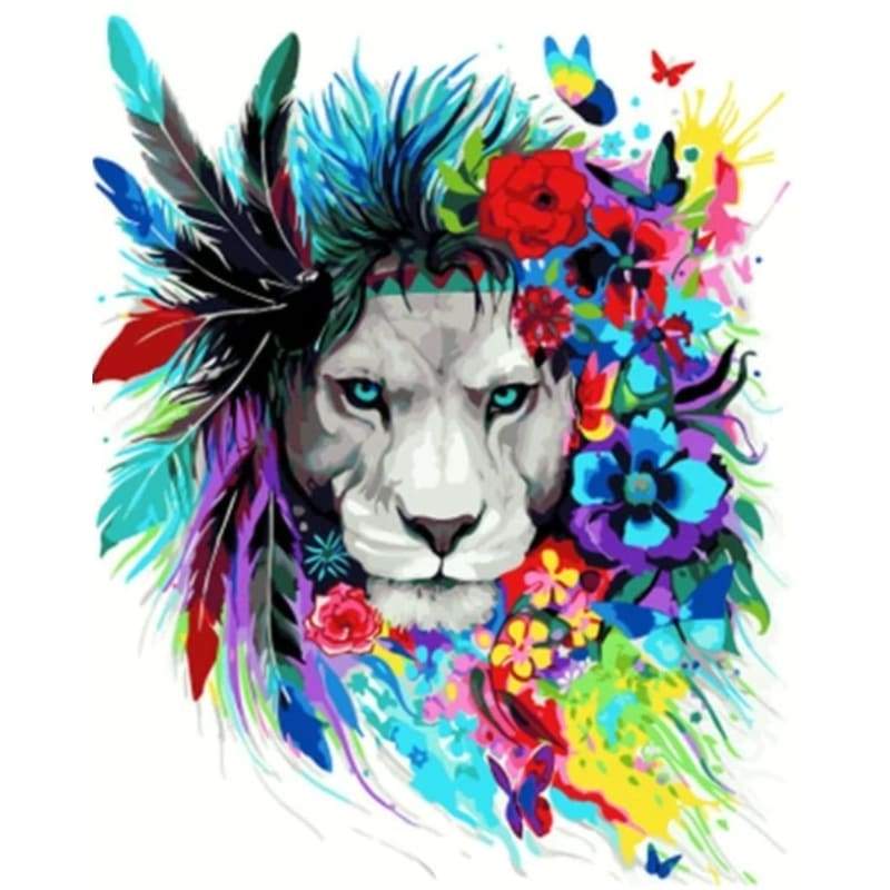 Lion Diy Paint By Numbers Kits VM96005 - NEEDLEWORK KITS