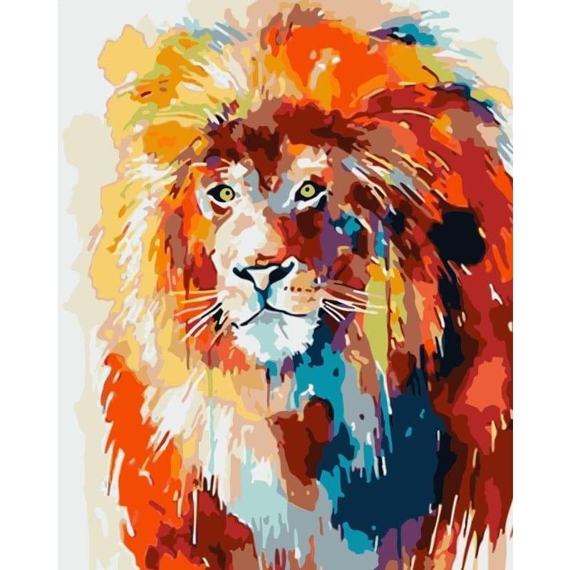 Lion Diy Paint By Numbers Kits WM-1003 - NEEDLEWORK KITS