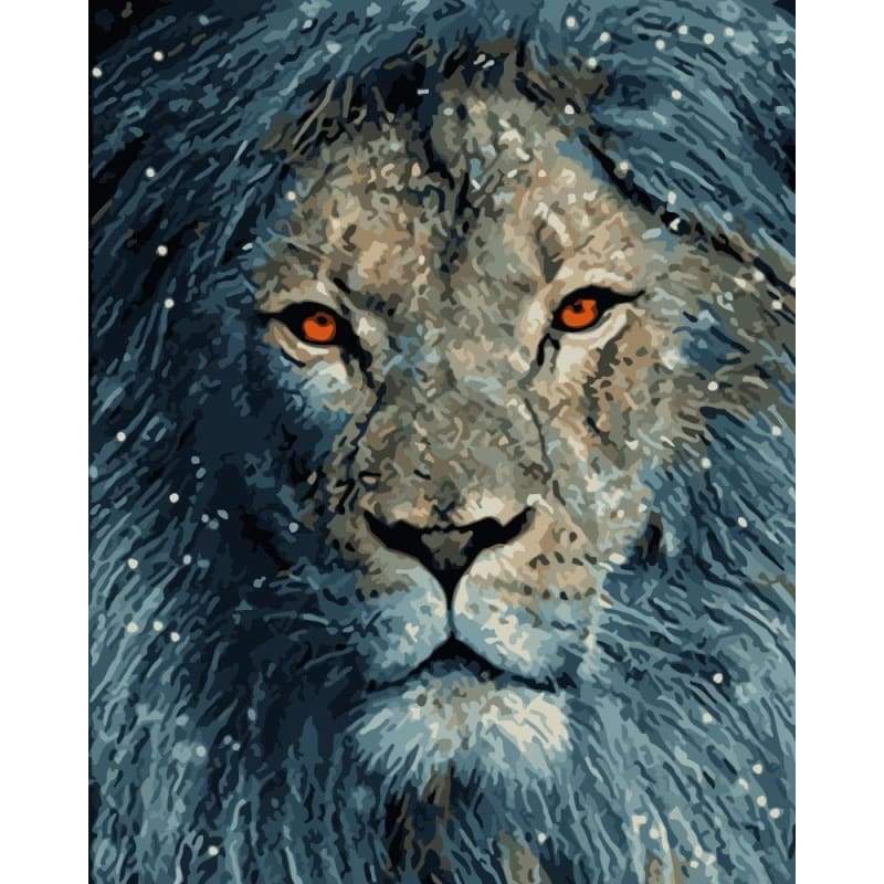 Lion Diy Paint By Numbers Kits WM-1665 - NEEDLEWORK KITS