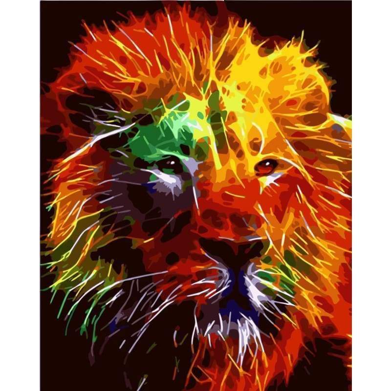 Lion Diy Paint By Numbers Kits WM-420 - NEEDLEWORK KITS