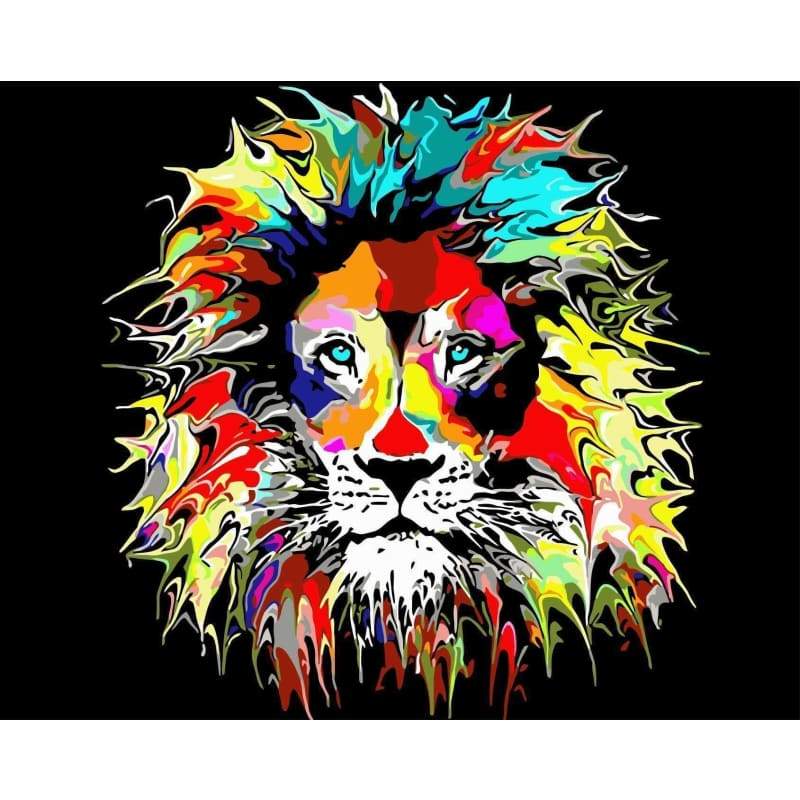 Lion Diy Paint By Numbers Kits WM-463 - NEEDLEWORK KITS