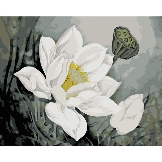 Lotus Diy Paint By Numbers Kits WM-647 - NEEDLEWORK KITS