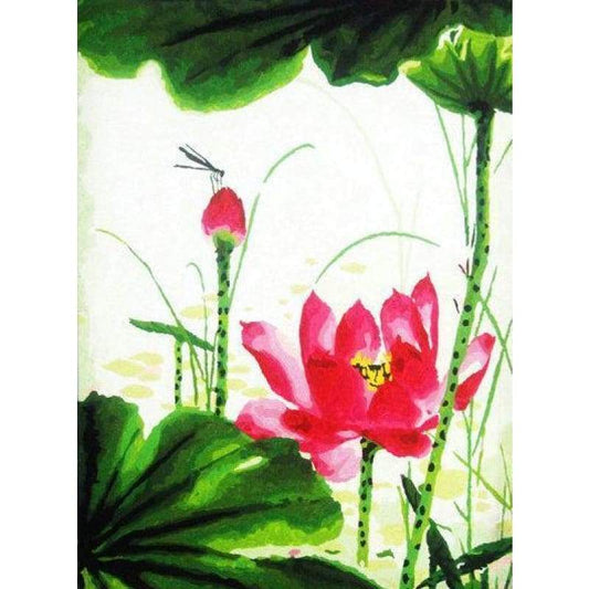 Lotus Diy Paint By Numbers Kits YM-4050-020 - NEEDLEWORK KITS