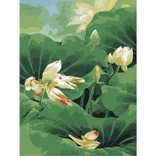 Lotus Diy Paint By Numbers Kits ZXE248 - NEEDLEWORK KITS