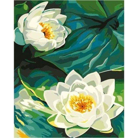 Lotus Diy Paint By Numbers Kits ZXE265 - NEEDLEWORK KITS