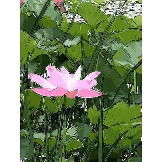 Lotus Diy Paint By Numbers Kits ZXQ057 - NEEDLEWORK KITS