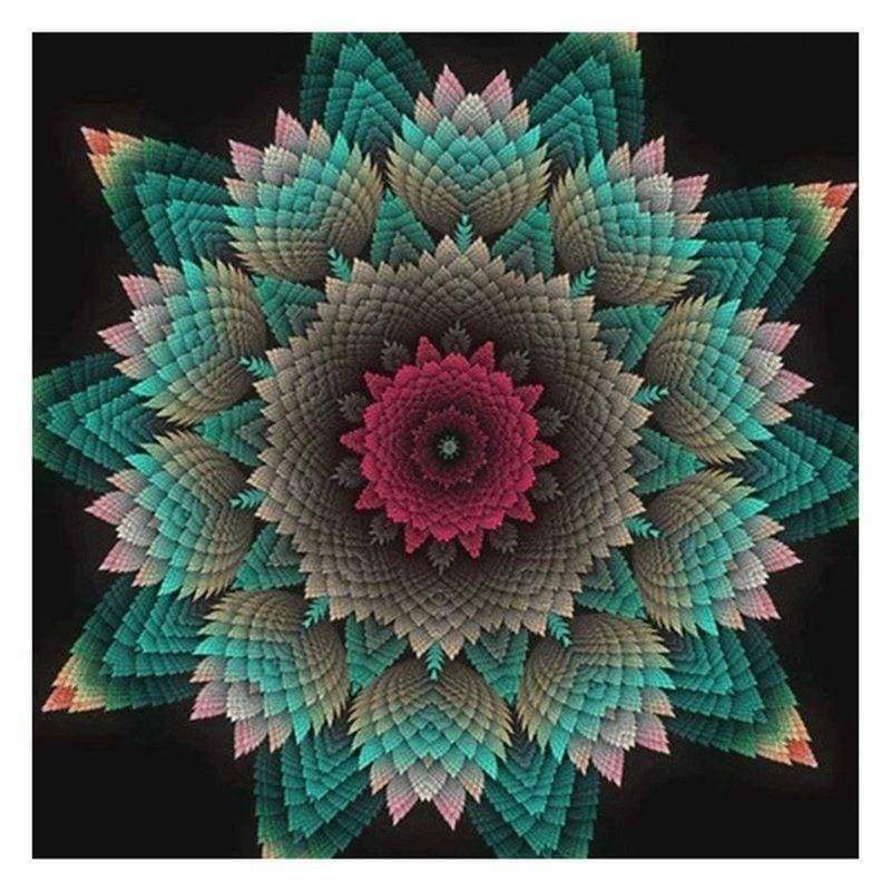 Mandala Diy Paint By Numbers Kits VM30222 - NEEDLEWORK KITS