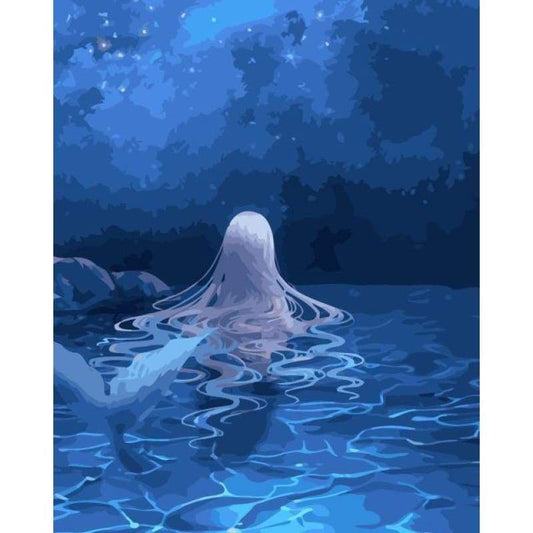 Mermaid Diy Paint By Numbers Kits PBN97621 - NEEDLEWORK KITS
