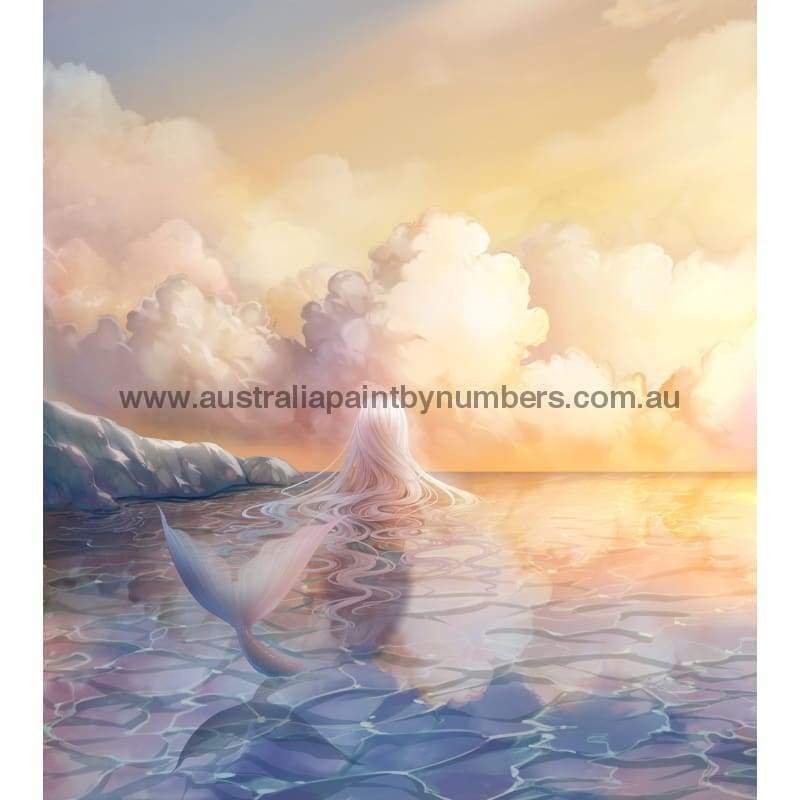 Mermaid Diy Paint By Numbers Kits VM95101 - NEEDLEWORK KITS