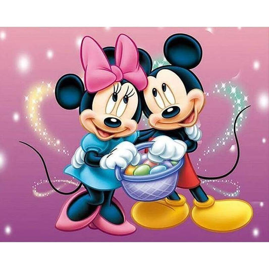 Mickey and Minnie Disney - Full Drill diamond painting -