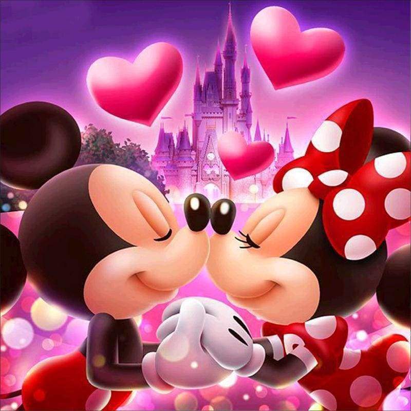 Mickey and Minnie in Love Disney - Full Drill Diamond 
