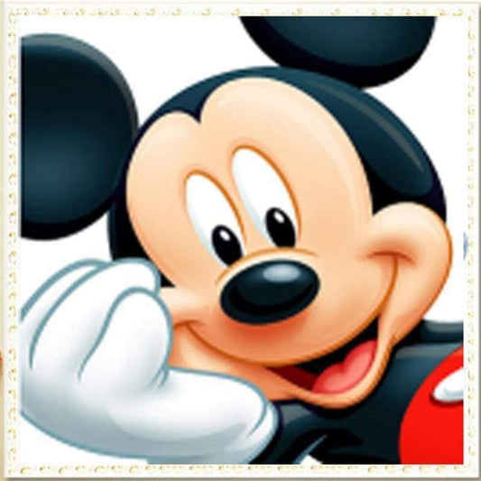 Mickey Close Up Disney - Full Drill Diamond Painting - 30 x