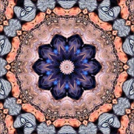 Modern Art Canvas Painting Abstract Mandala Full Drill - 5D 