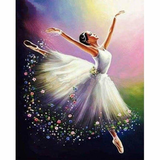 Modern Art Dancer Girl Full Drill - 5D Diy Diamond Painting