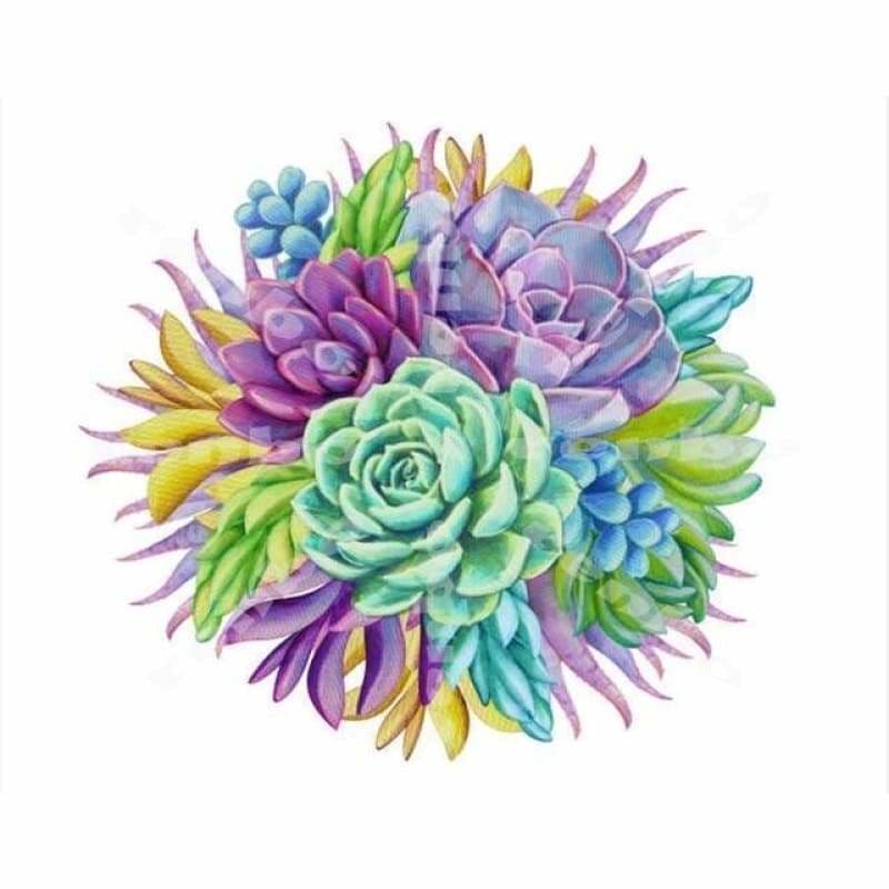 Modern Art Plant Cactus Full Drill - 5D Diy Diamond Painting